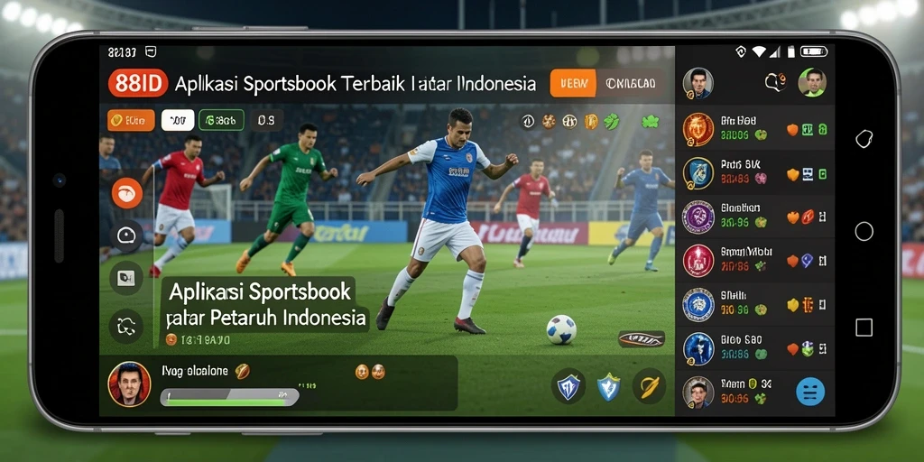 Tampilan antarmuka aplikasi 88ID yang menarik dan informatif.