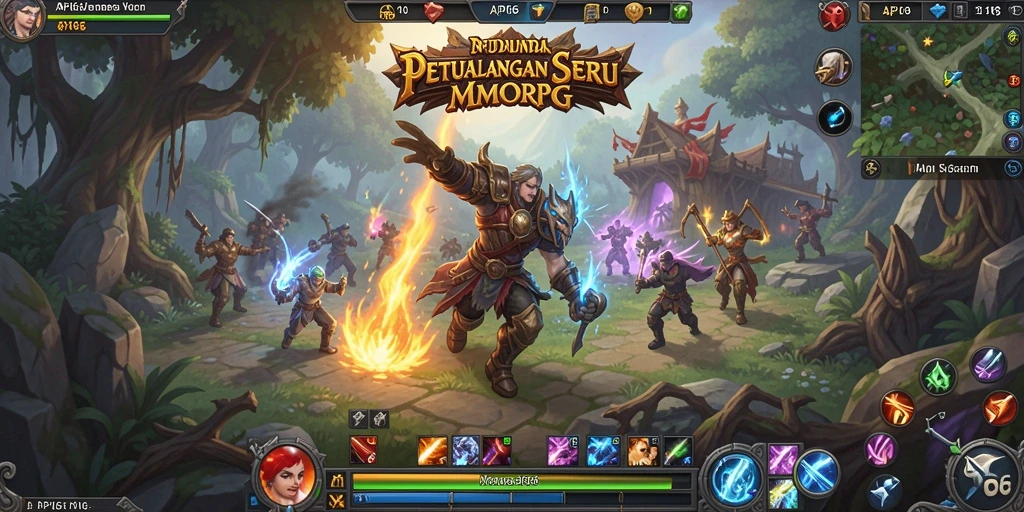Tampilan screenshot gameplay API66 yang epik dan mendebarkan.
