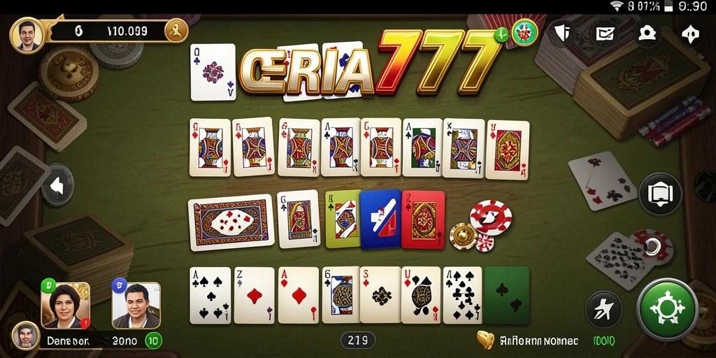 Tampilan menarik dari gameplay Domino CERIA777.