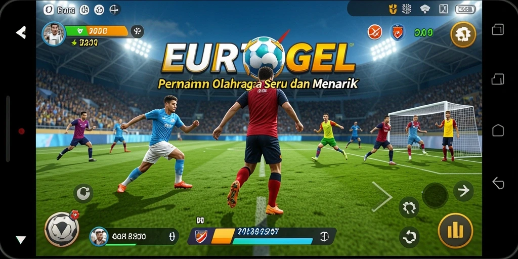 Gameplay menarik dari aplikasi EUROTOGEL yang penuh tantangan olahraga.