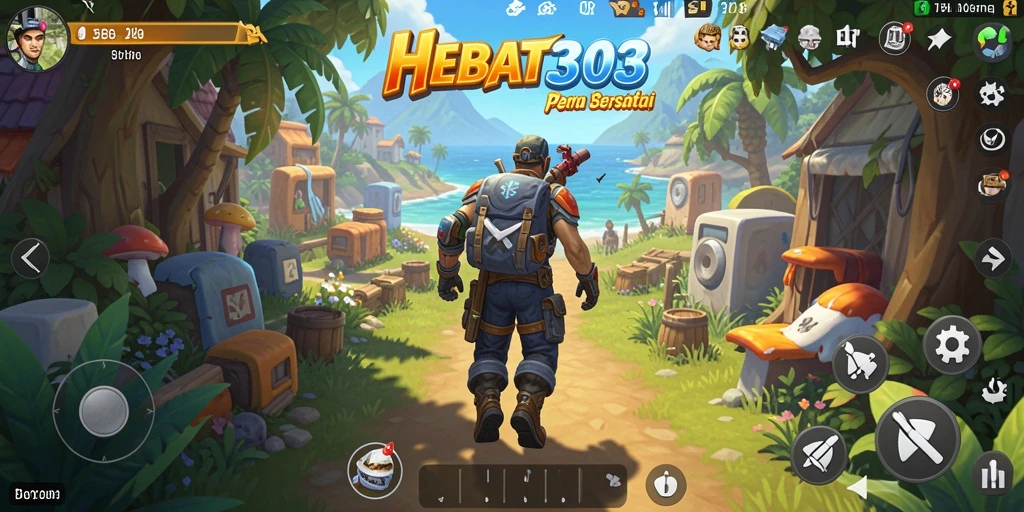 Screenshot HEBAT303 menampilkan gameplay yang menarik dan penuh warna.