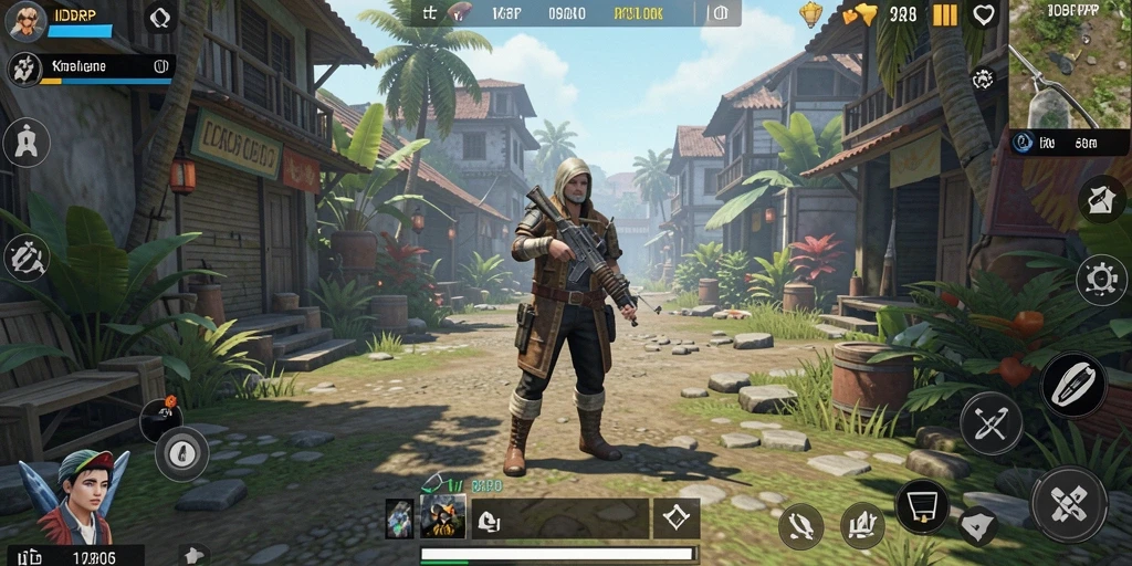 Tampilan gameplay menarik di IDRRP yang mencerminkan simulasi kehidupan.