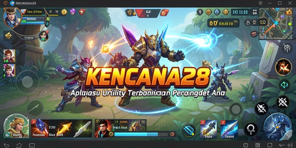 Tampilan antarmuka KENCANA28 yang intuitif dan mudah digunakan.