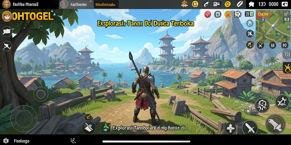 Gameplay OHTOGEL yang memukau dalam dunia terbuka yang luas.