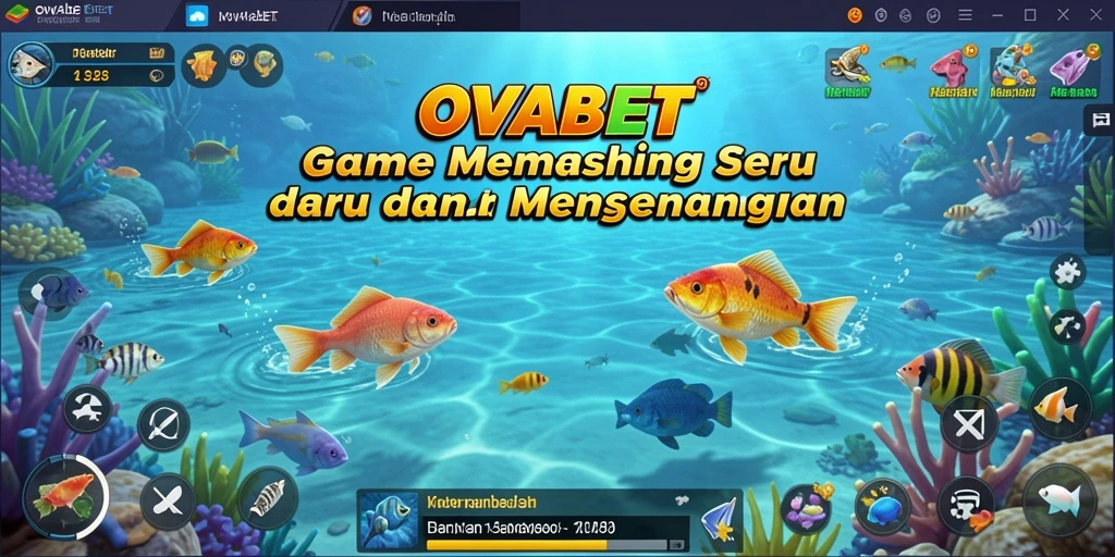 Tangkapan ikan menakjubkan dalam gameplay OVABET.