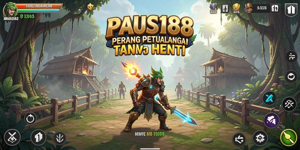 Tampilan menegangkan dari gameplay PAUS188 saat bertempur dengan musuh.